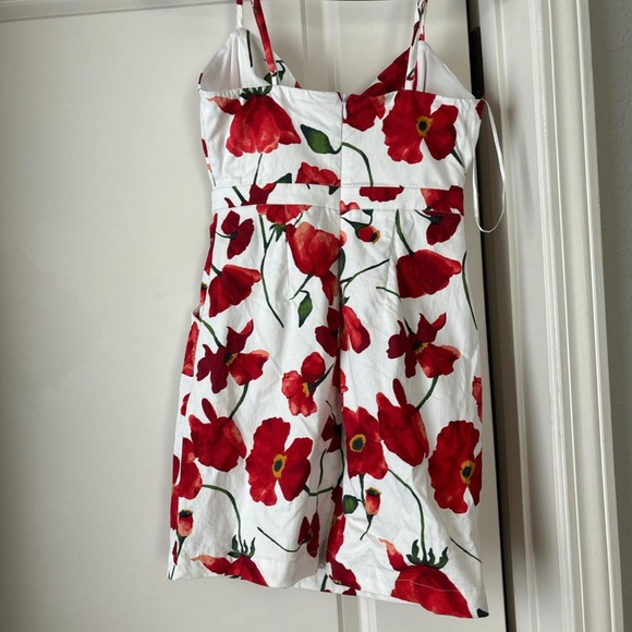 GB White and Red Floral Dress - Picture 3 of 3